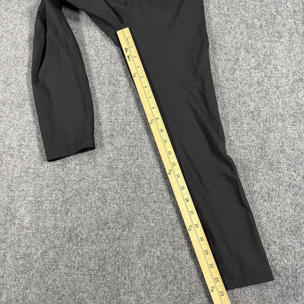 Lululemon Wunder Train High Rise Crop Leggings Womens 4 Black 23